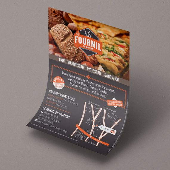 création flyers a5 boulangerie