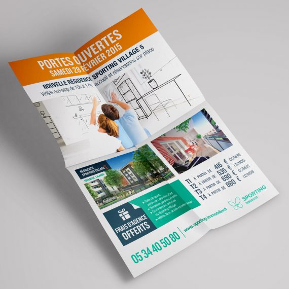 création et impression flyers