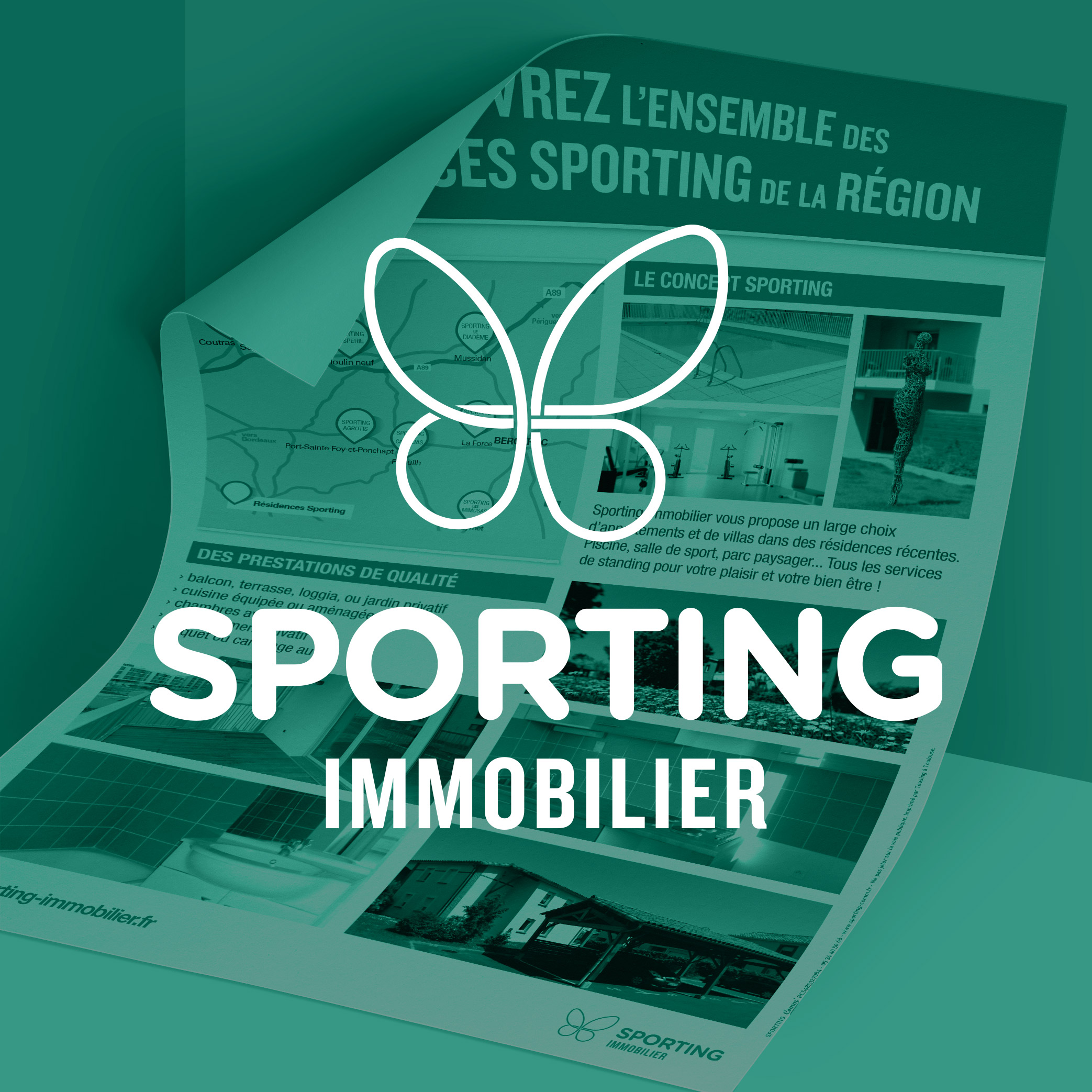 supports print sporting immobilier